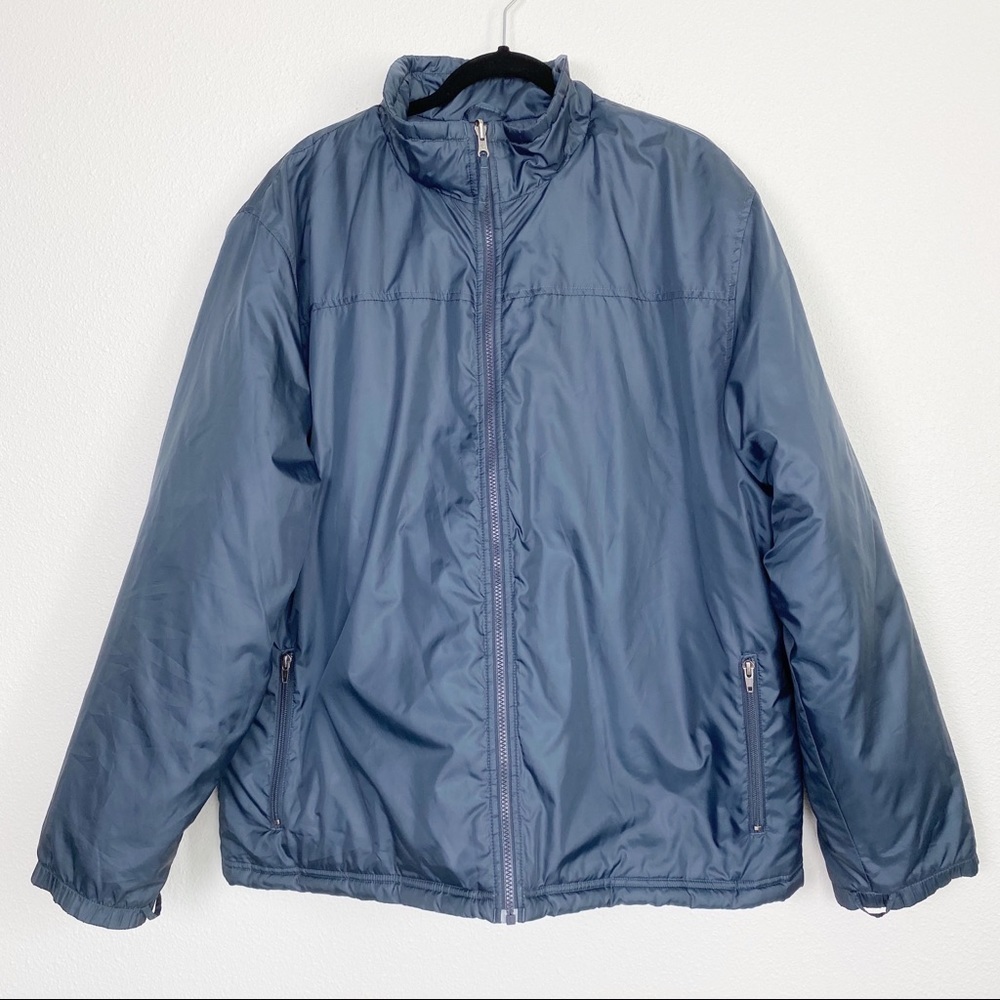 LL Bean Navy DuPont Thermolite Insulated Jacket